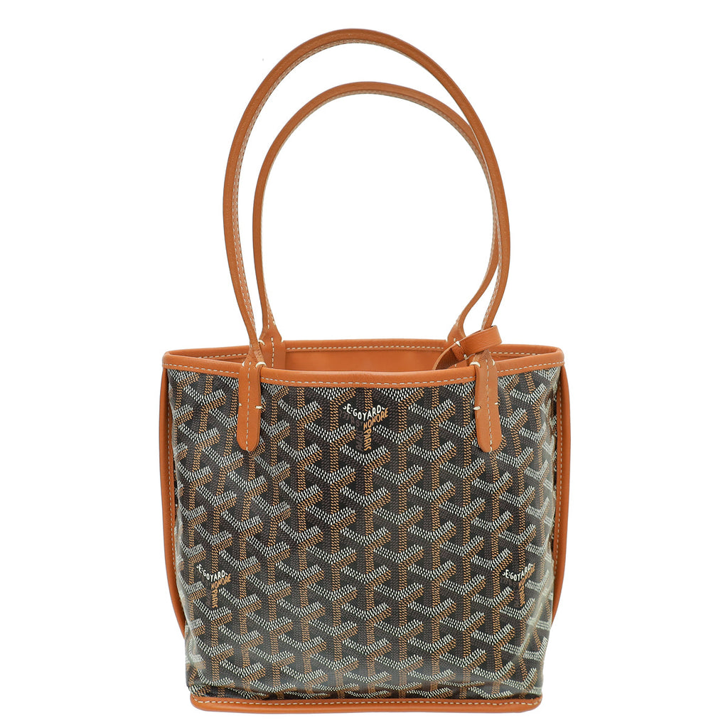 Goyard Tan Reversible Anjou Mini Bag