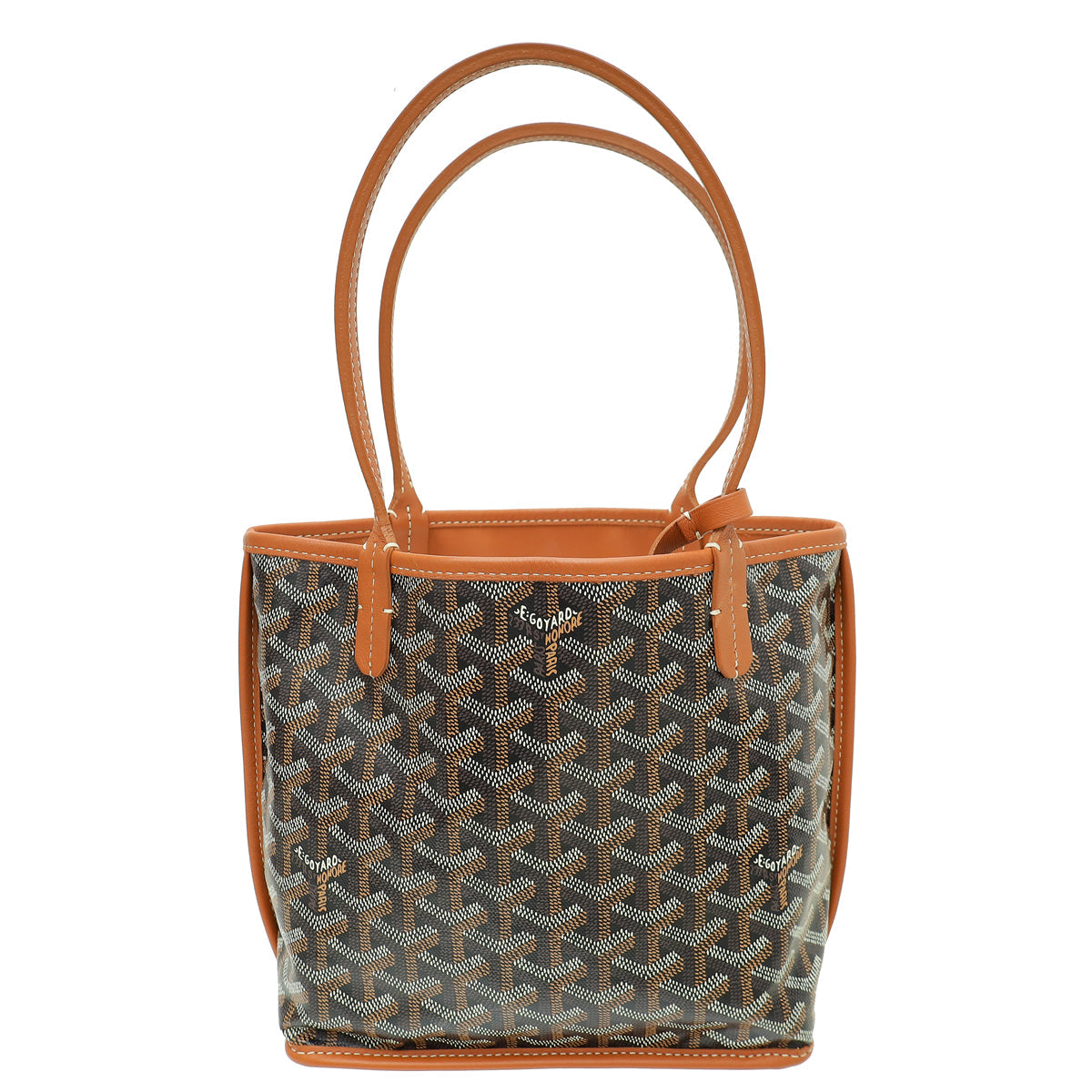 Goyard Tan Reversible Anjou Mini Bag