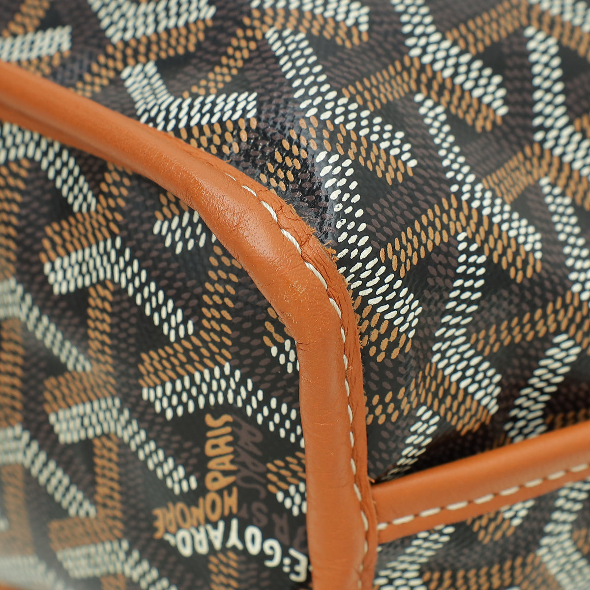 Goyard Tan Reversible Anjou Mini Bag