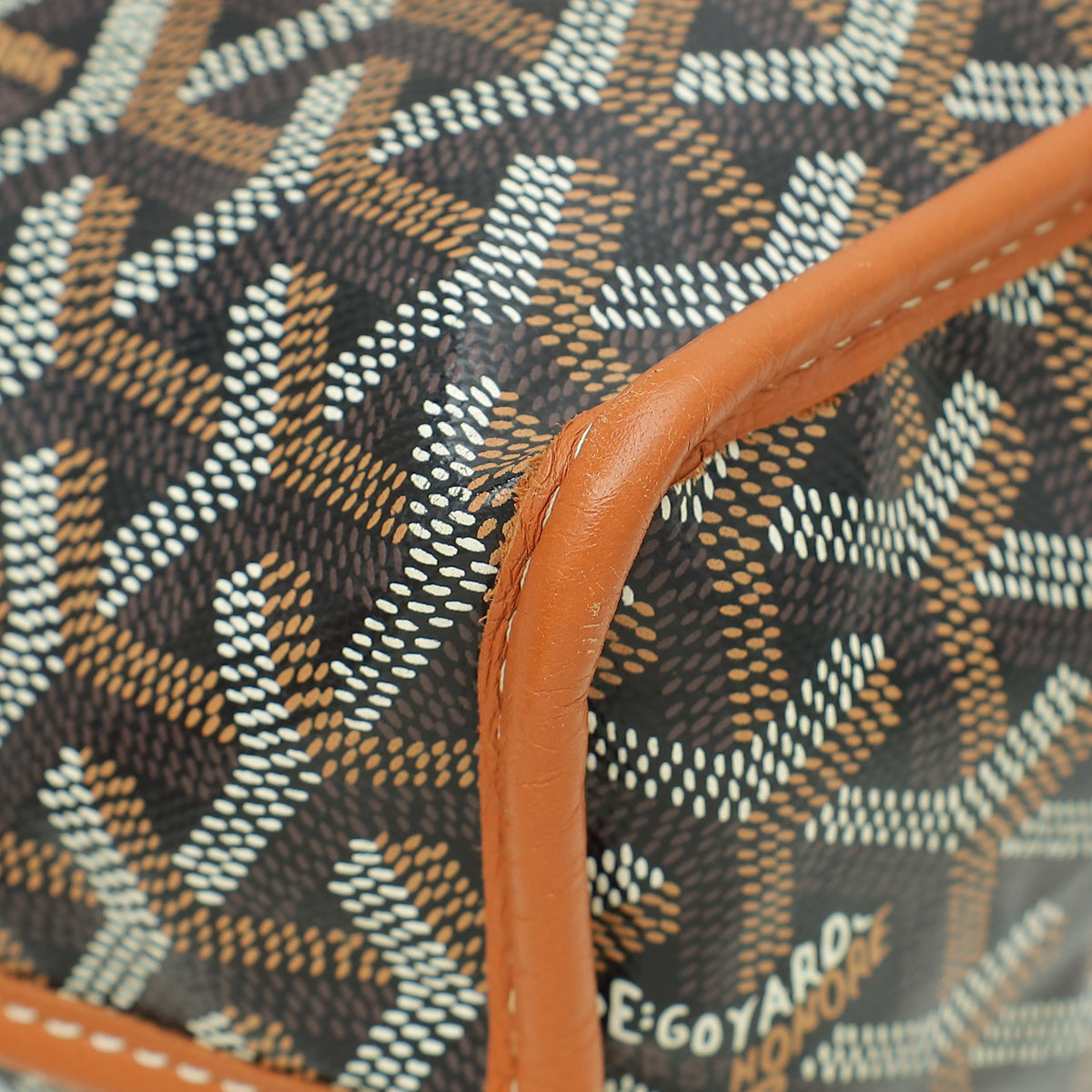Goyard Tan Reversible Anjou Mini Bag
