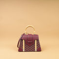 Goyard Bordeaux Goyardine Saigon PM Bag