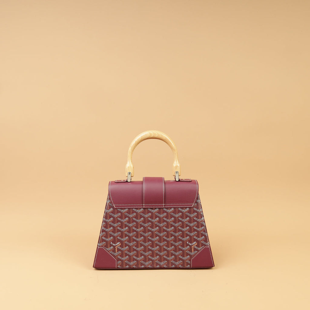 Goyard Bordeaux Goyardine Saigon PM Bag