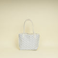 Goyard White Reversible Anjou Mini Bag