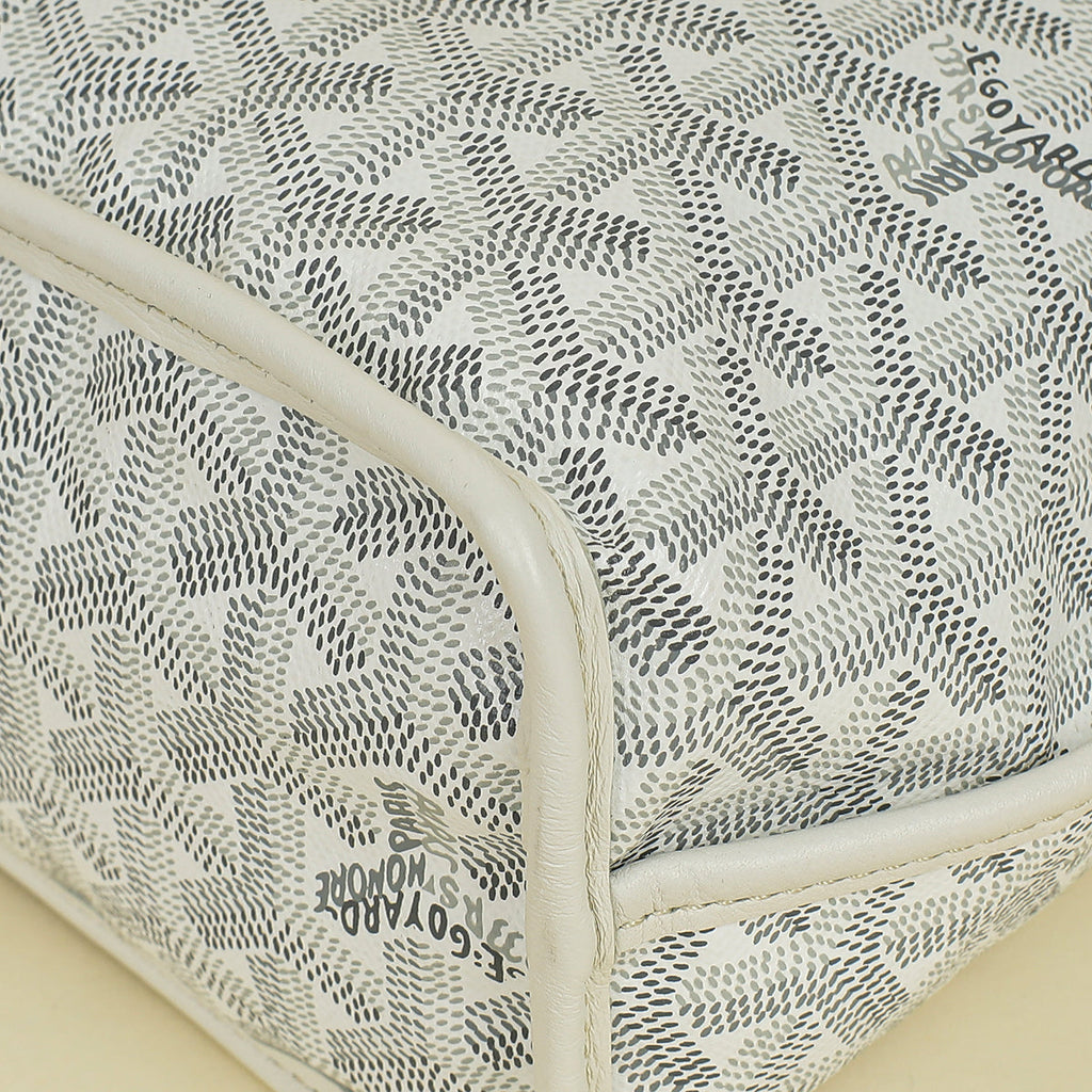 Goyard White Reversible Anjou Mini Bag
