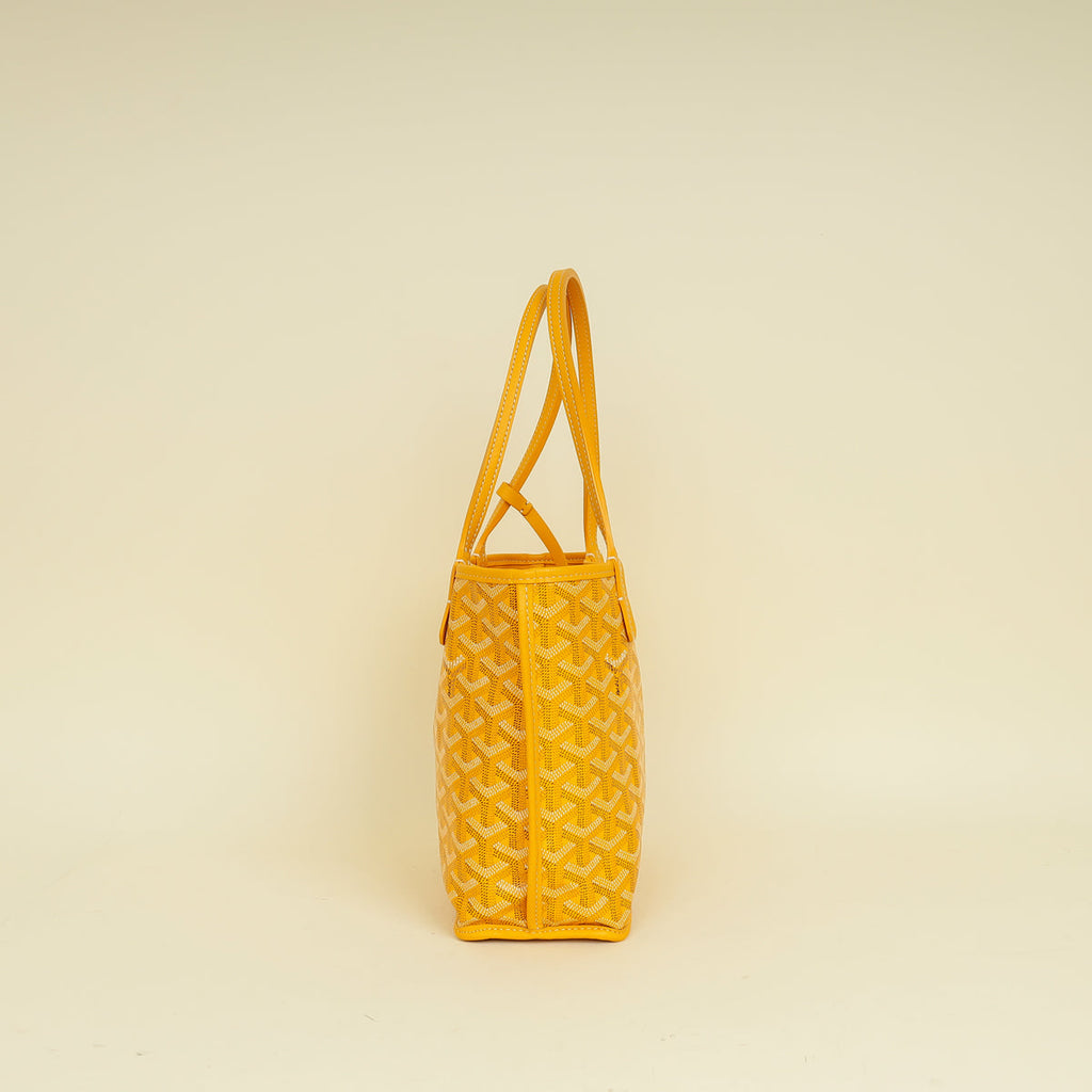 Goyard Yellow Reversible Anjou Mini Bag