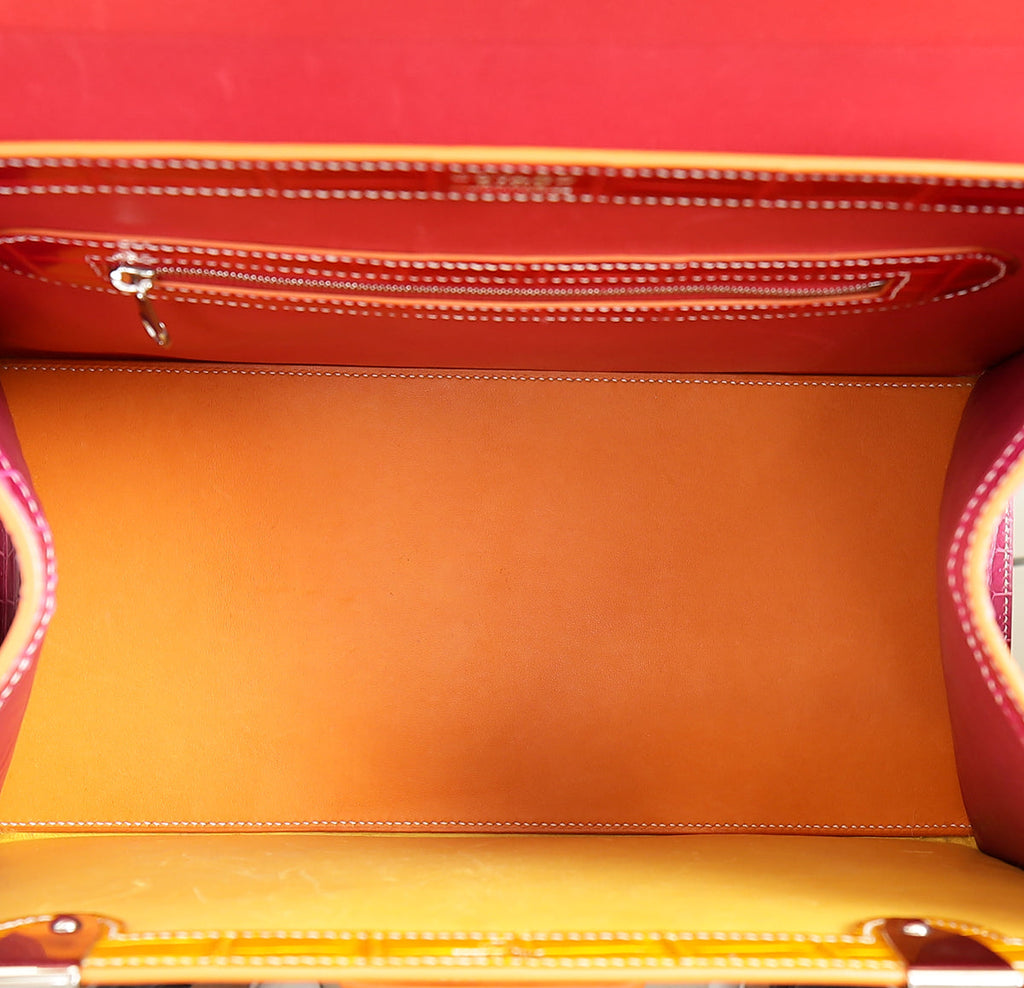 Goyard Multicolor Crocodile Structured Saigon GM Bag