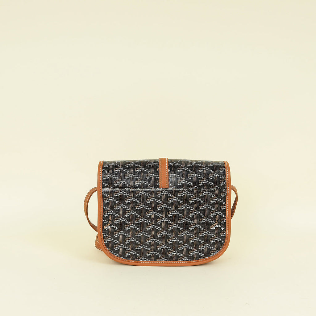 Goyard Bicolor Goyardine Belvedere PM Messenger Bag W/ Bug Print