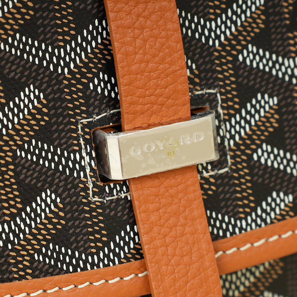 Goyard Bicolor Goyardine Belvedere PM Messenger Bag W/ Bug Print