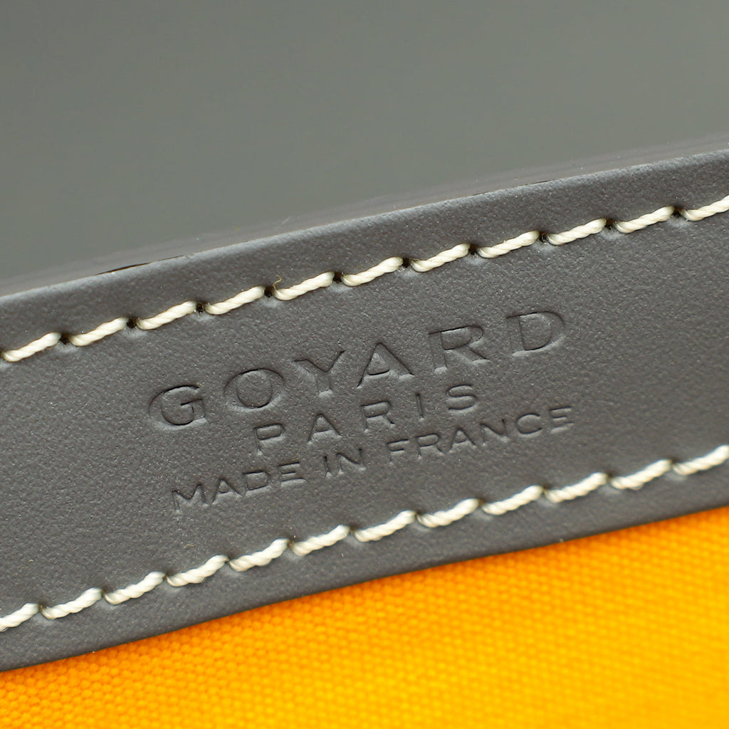 Goyard Grey Goyardine Saigon PM Bag