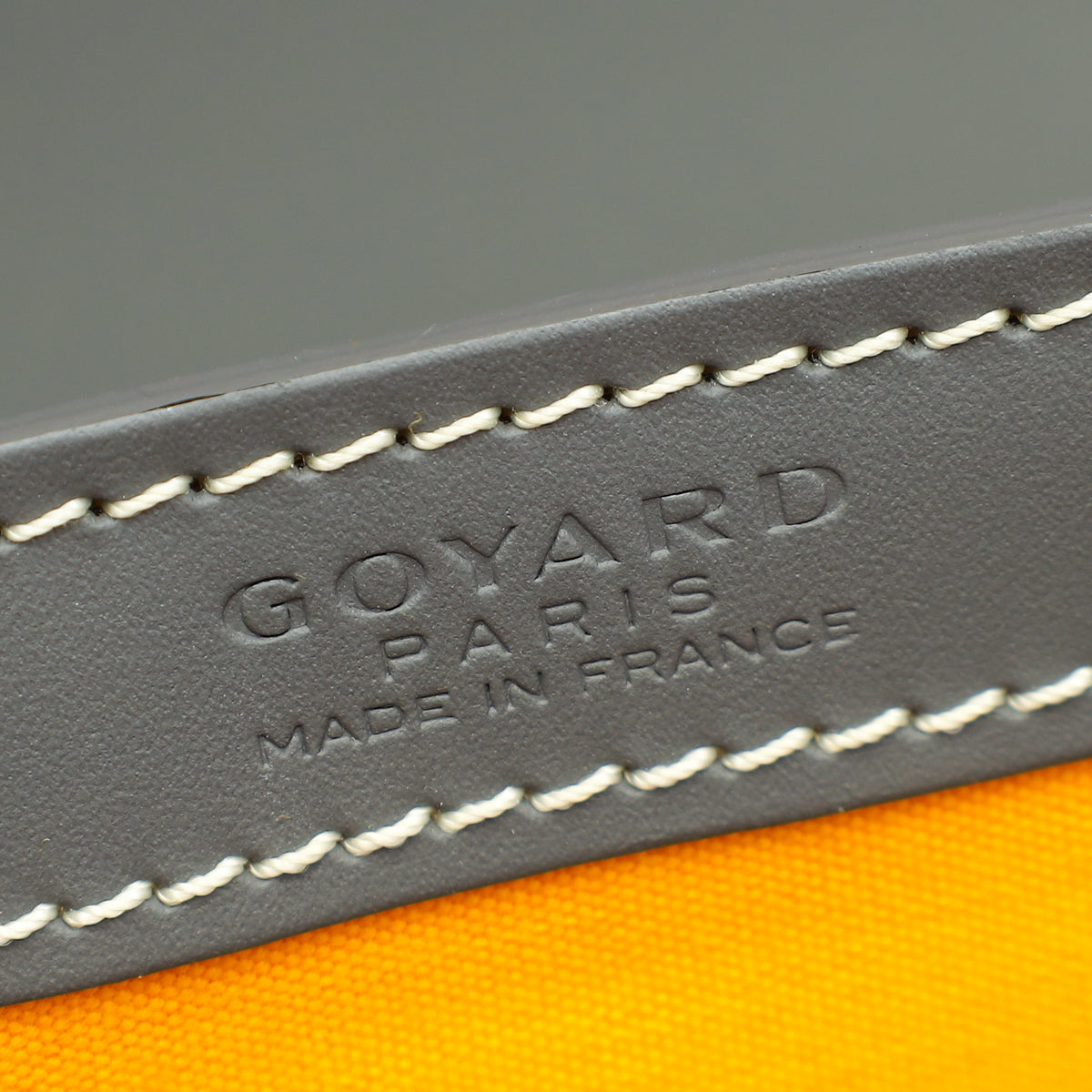 Goyard Grey Goyardine Saigon PM Bag