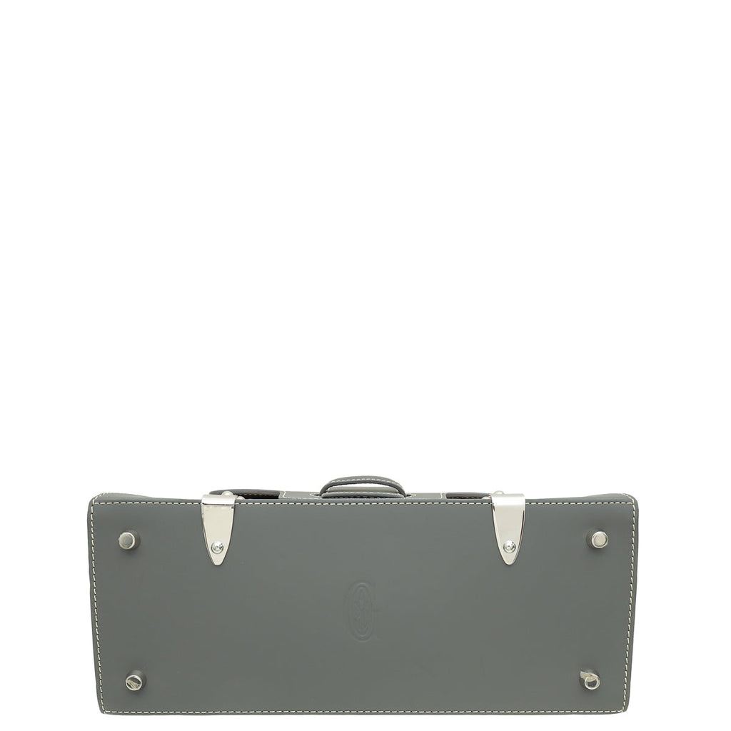 Goyard Grey Goyardine Saigon PM Bag