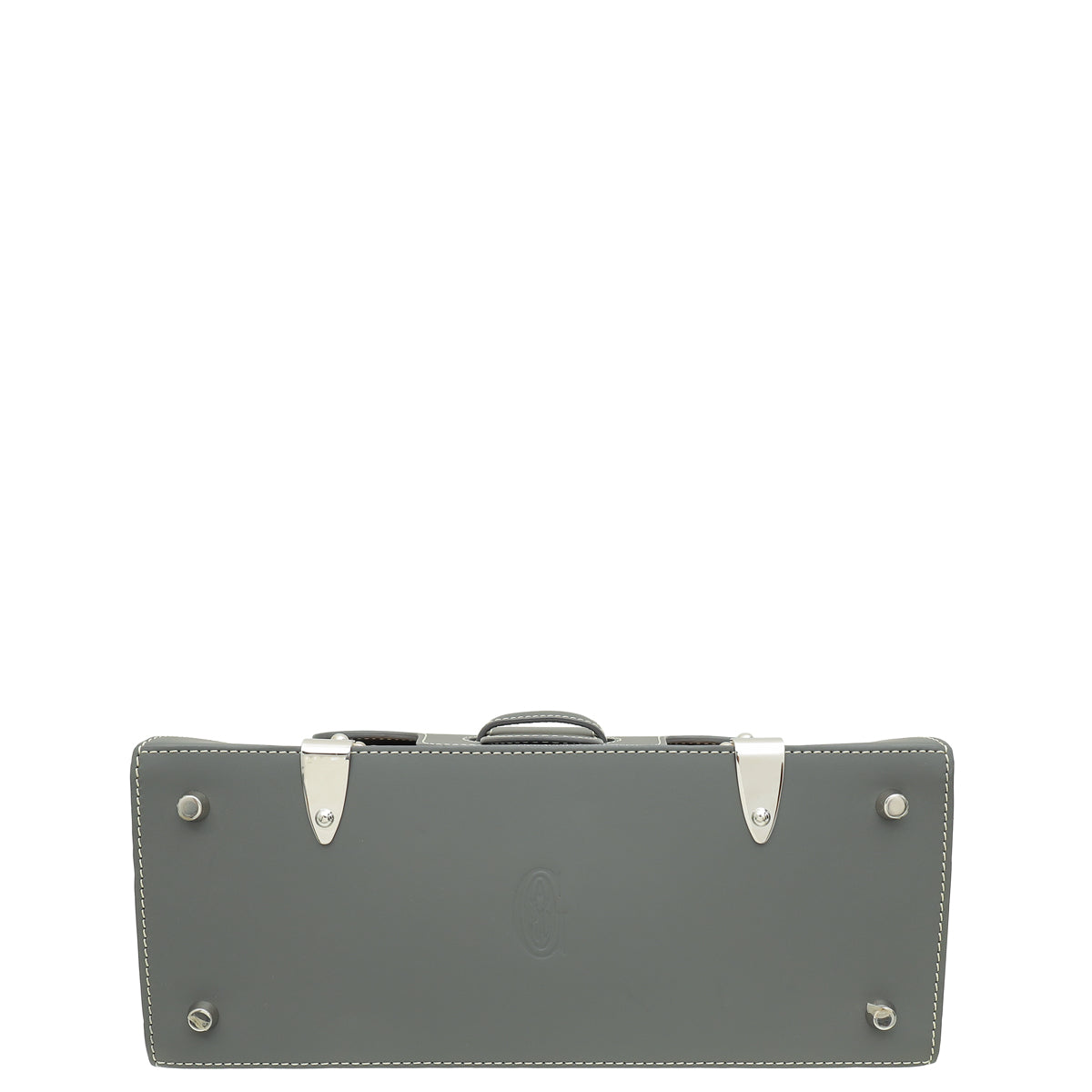 Goyard Grey Goyardine Saigon PM Bag