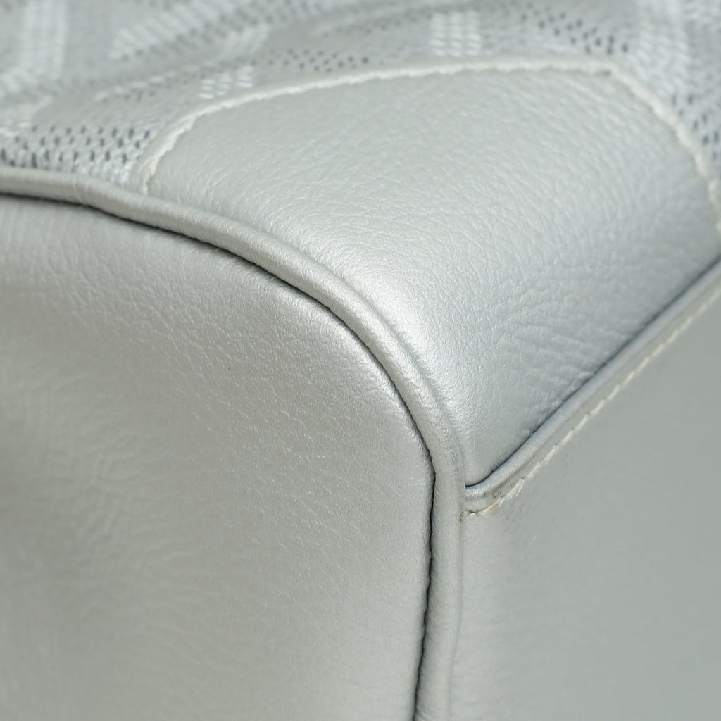 Goyard Silver Goyardine Mini Souple Bag