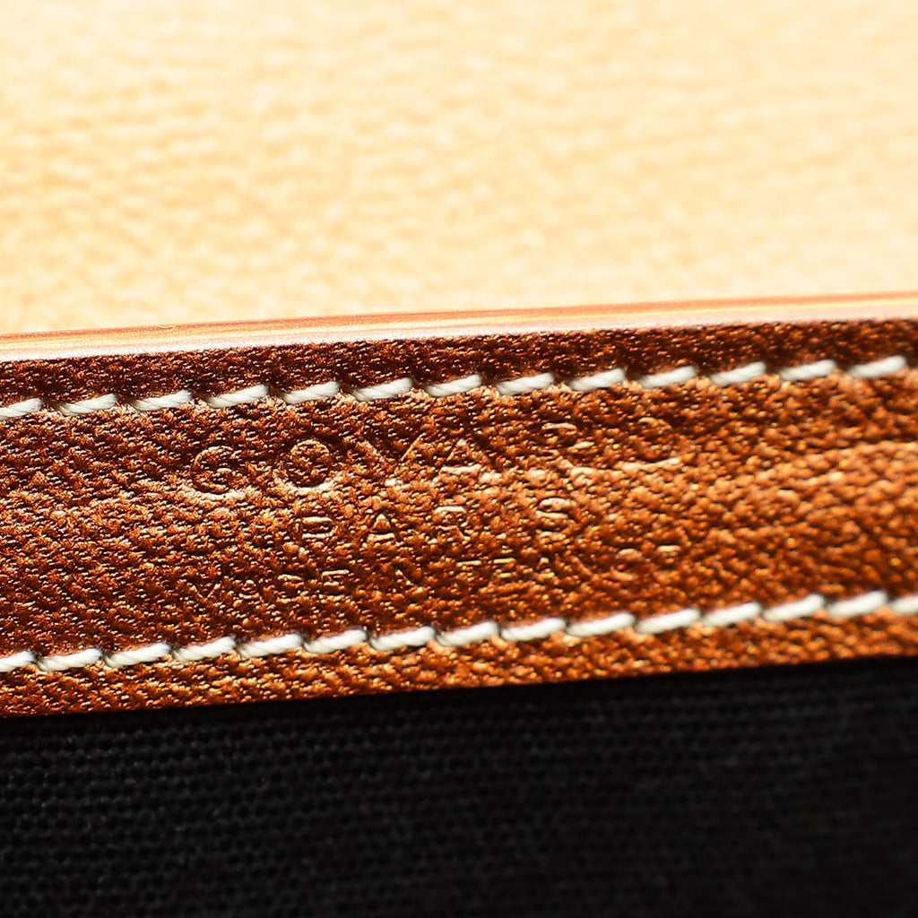 Goyard Metallic Rose Gold Goyardine Precious Metal Saigon Structure Mini Bag