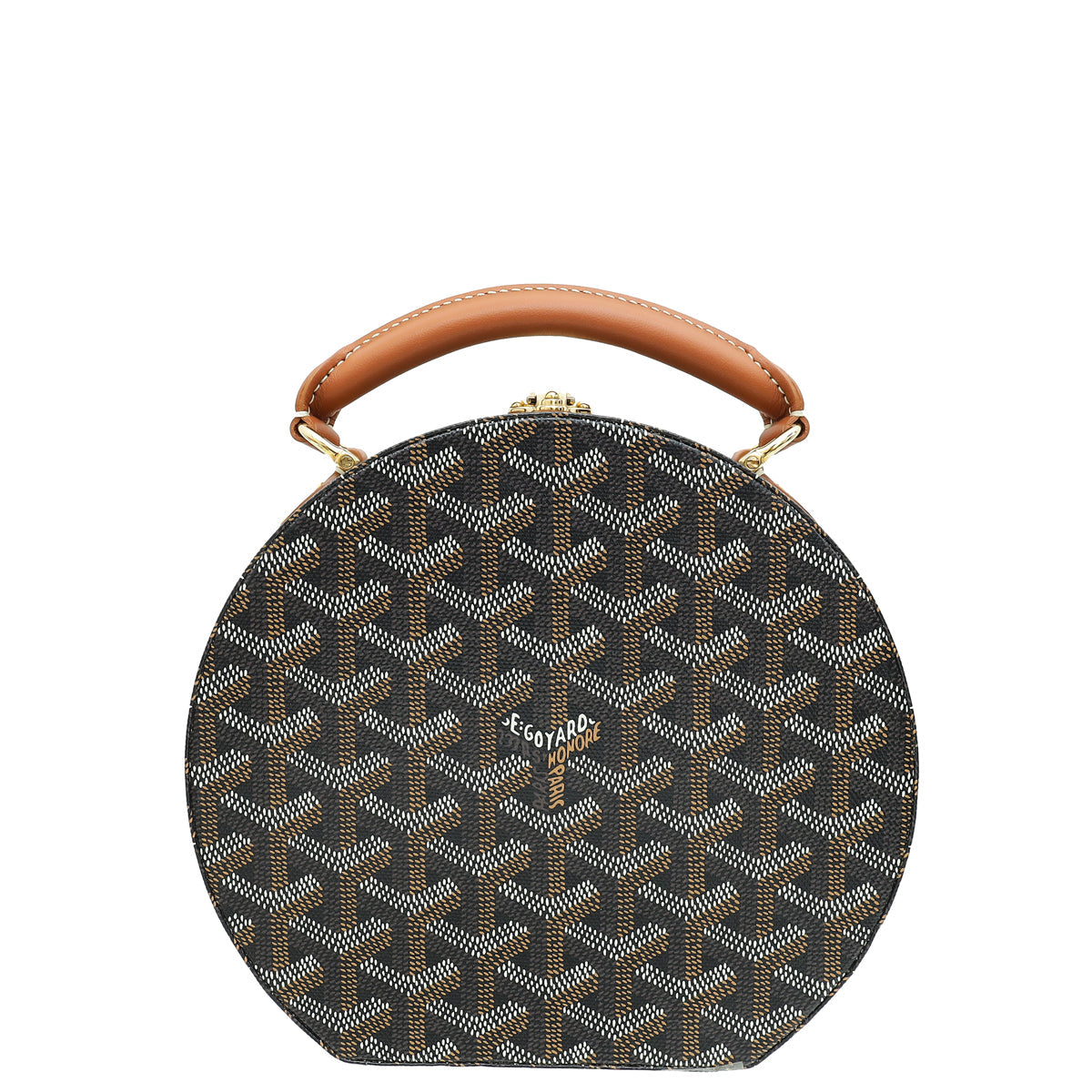 Goyard Bicolor Goyardine The Alto Hatbox Trunk Bag