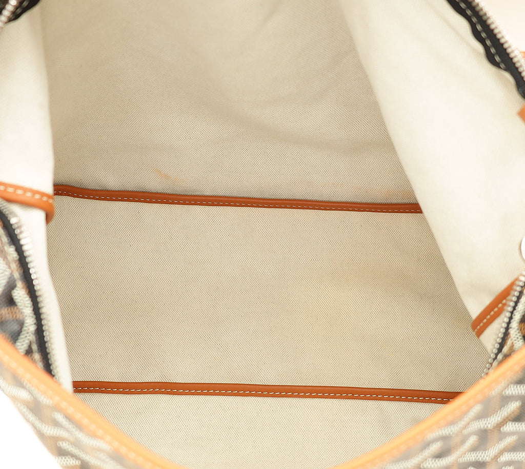 Goyard Bicolor Goyardine Boheme Hobo Bag
