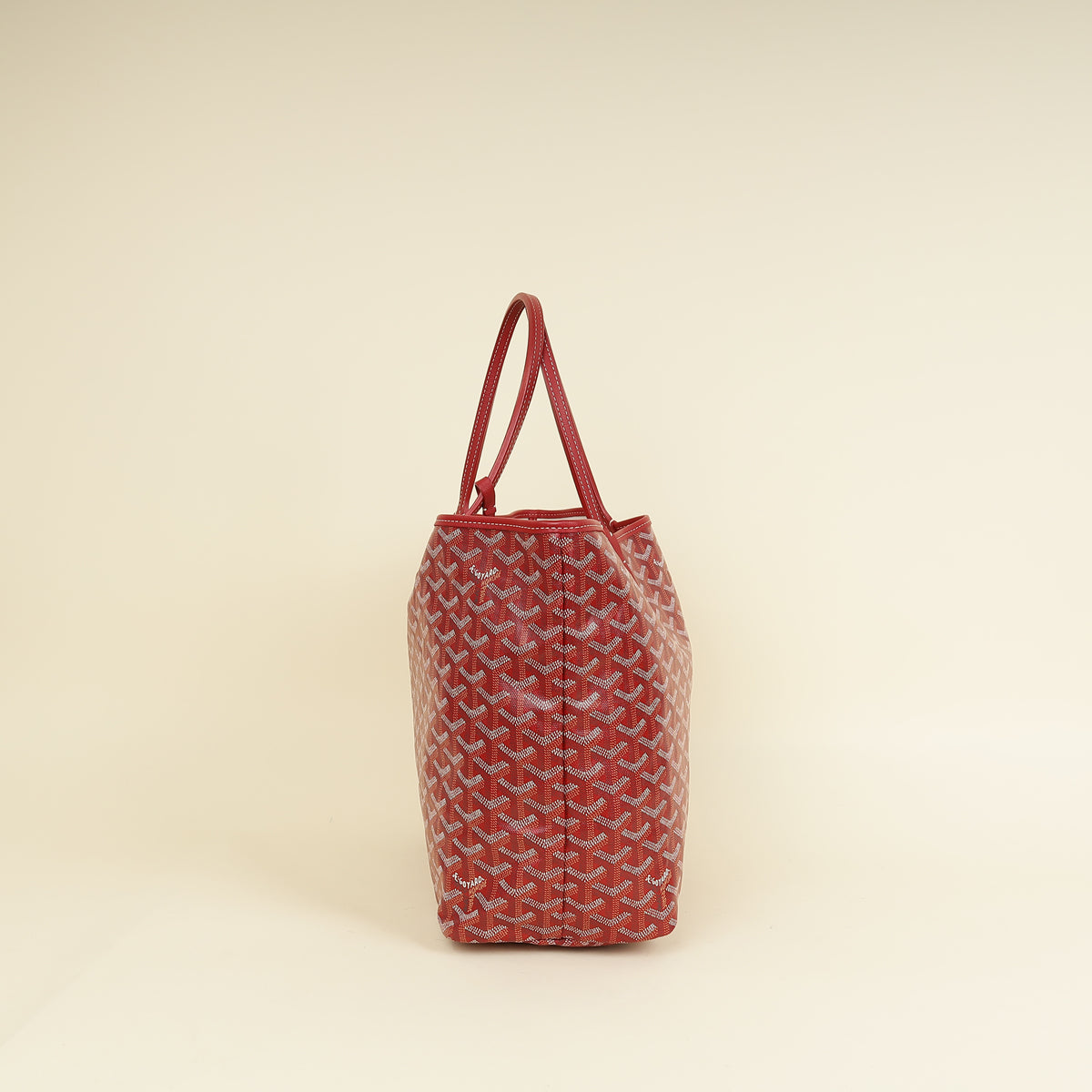 Goyard Red Goyardine Saint Louis PM Bag