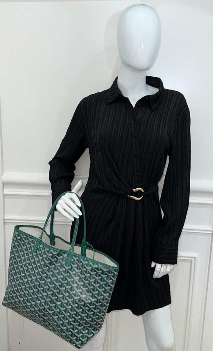 Goyard Green Goyardine Saint Louis PM Bag