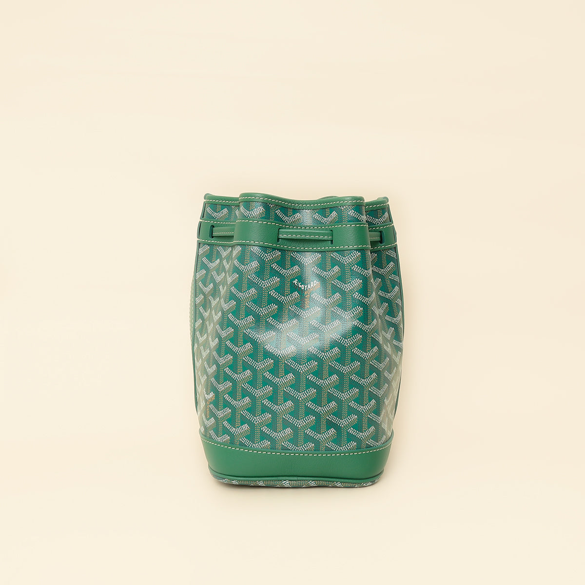 Goyard Green Goyardine Petit Flot Bucket PM Bag