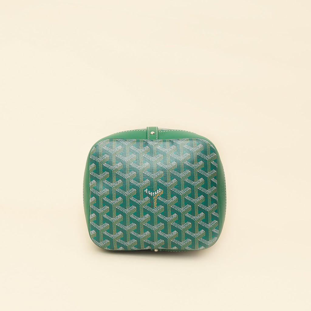 Goyard Green Goyardine Petit Flot Bucket PM Bag
