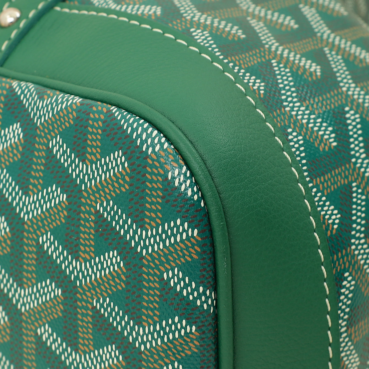 Goyard Green Goyardine Petit Flot Bucket PM Bag