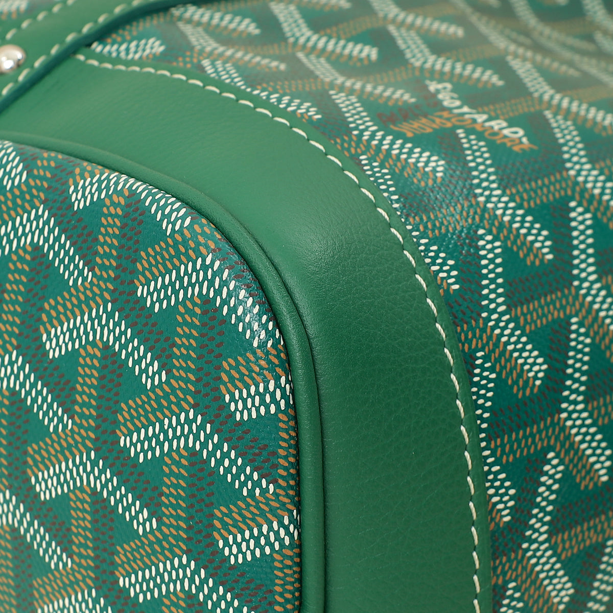 Goyard Green Goyardine Petit Flot Bucket PM Bag