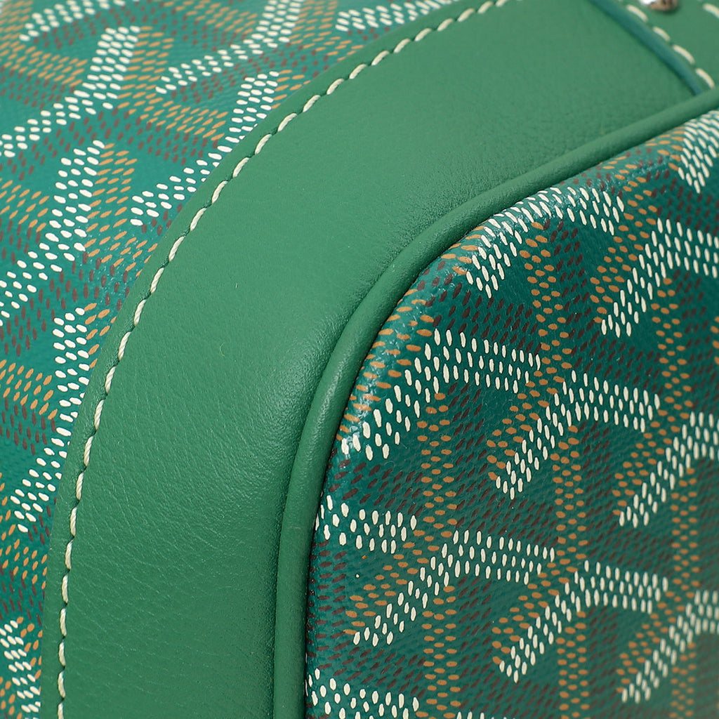 Goyard Green Goyardine Petit Flot Bucket PM Bag