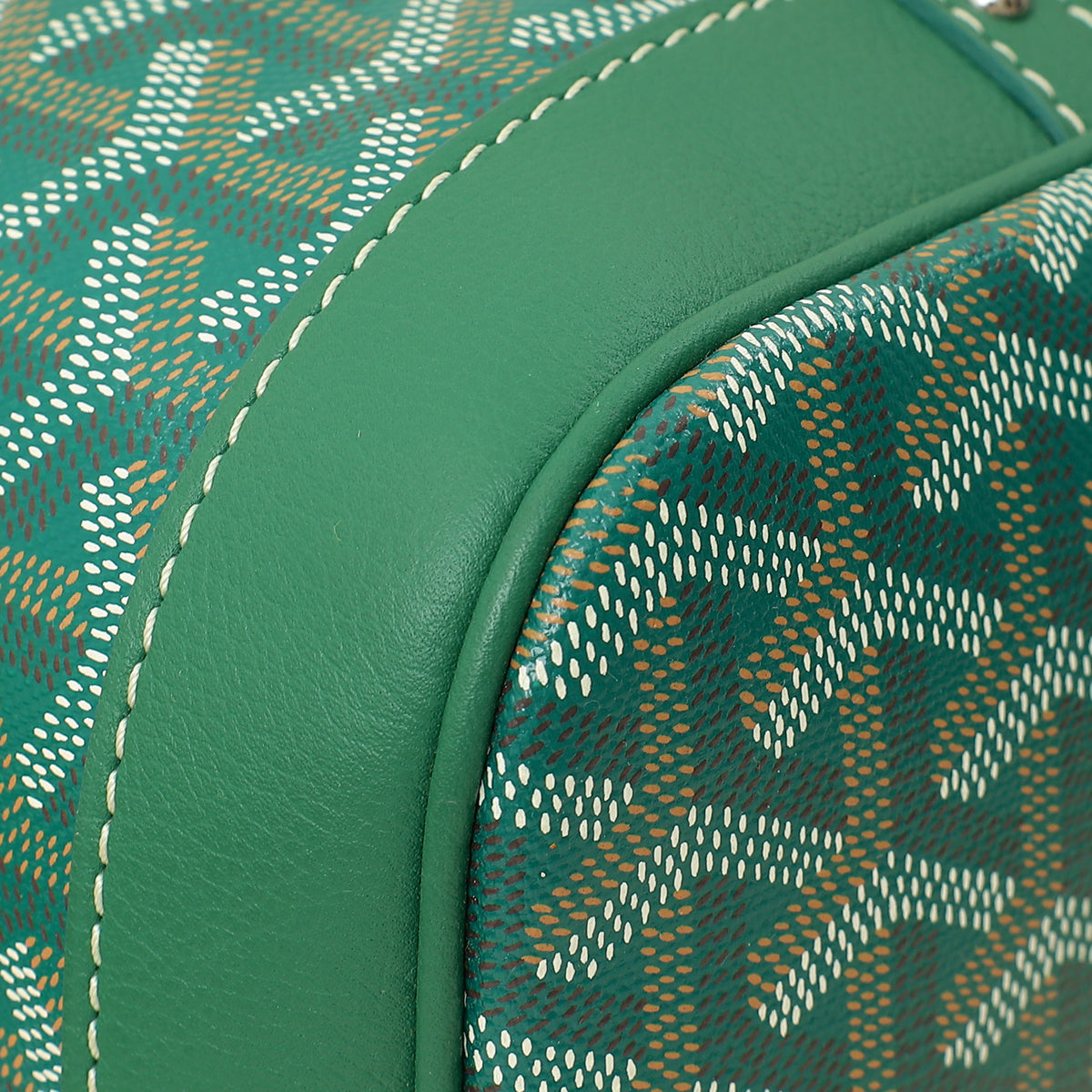 Goyard Green Goyardine Petit Flot Bucket PM Bag