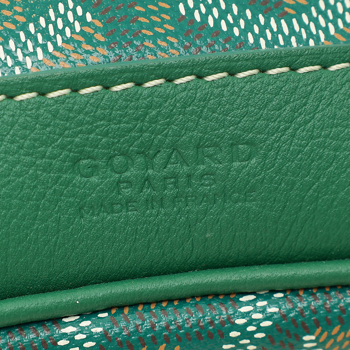 Goyard Green Goyardine Petit Flot Bucket PM Bag