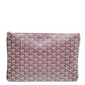 Goyard Burgundy Goyardine Senat MM Pocket Pouch