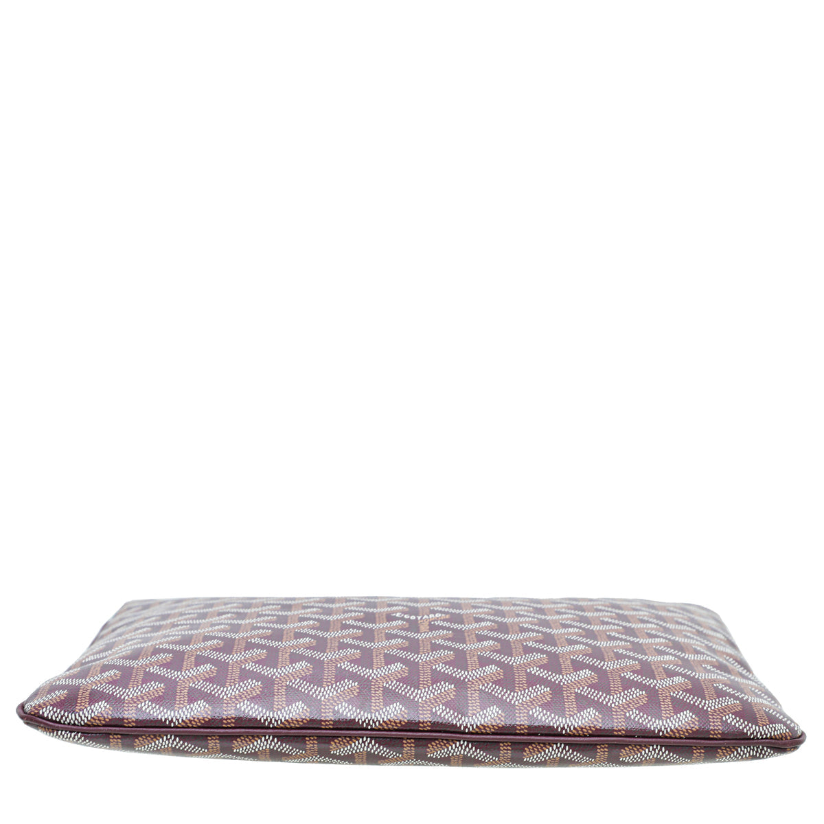 Goyard Burgundy Goyardine Senat MM Pocket Pouch