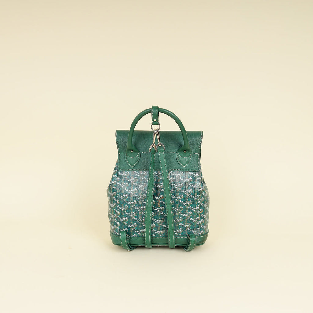Goyard Green Goyardine Sac Alpin Mini Backpack Bag
