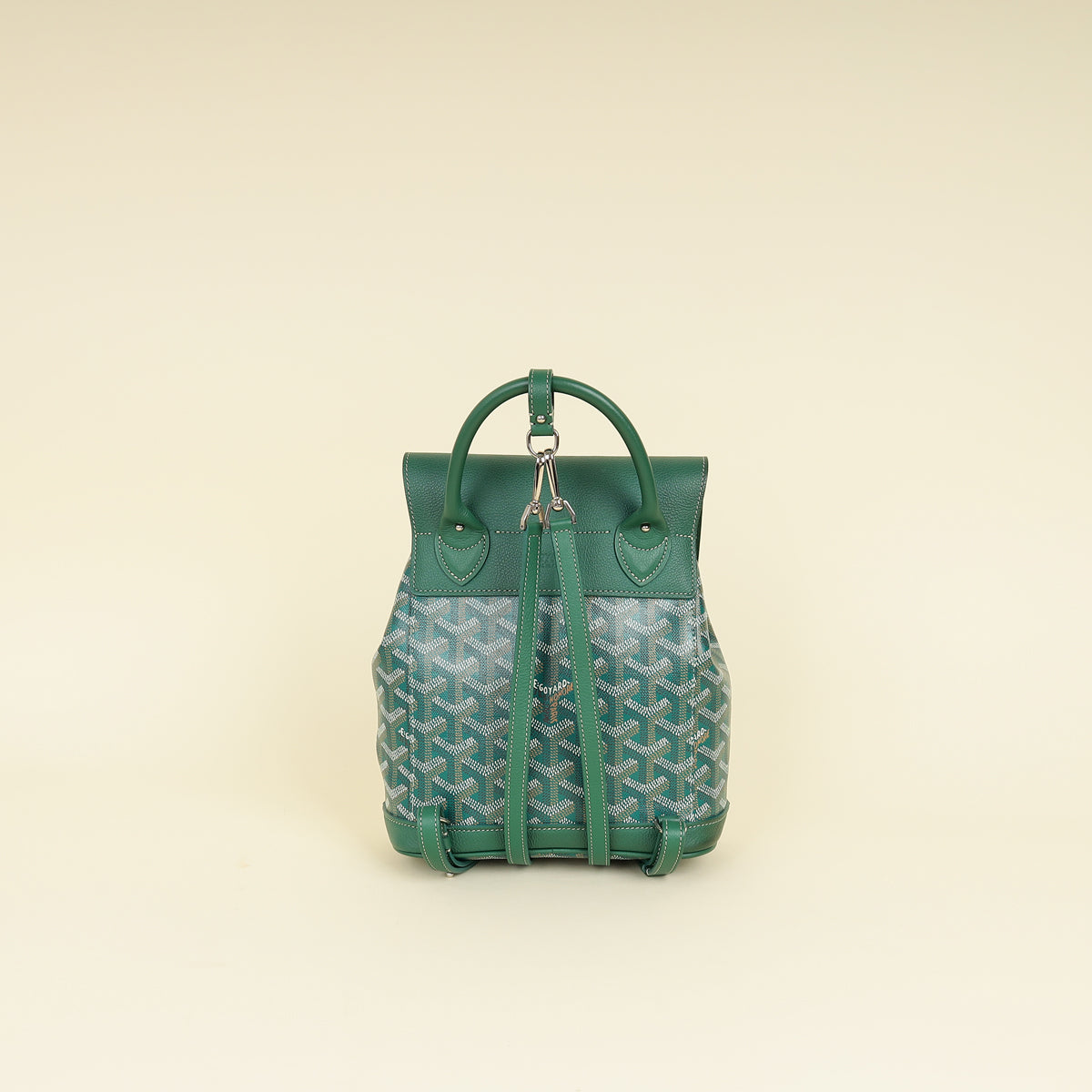 Goyard Green Goyardine Sac Alpin Mini Backpack Bag