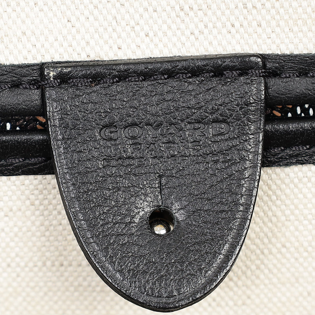 Goyard Black Goyardine Artois MM Bag