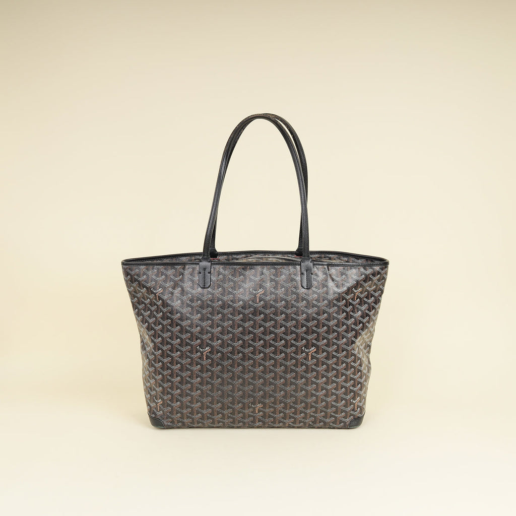 Goyard Black Goyardine Artois MM Bag