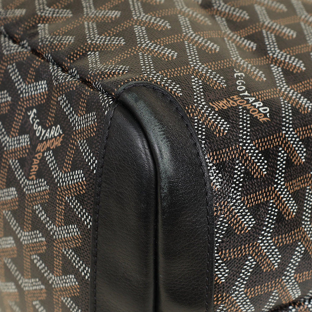 Goyard Black Goyardine Artois MM Bag