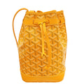 Goyard Yellow Goyardine Petit Flot Bucket Bag