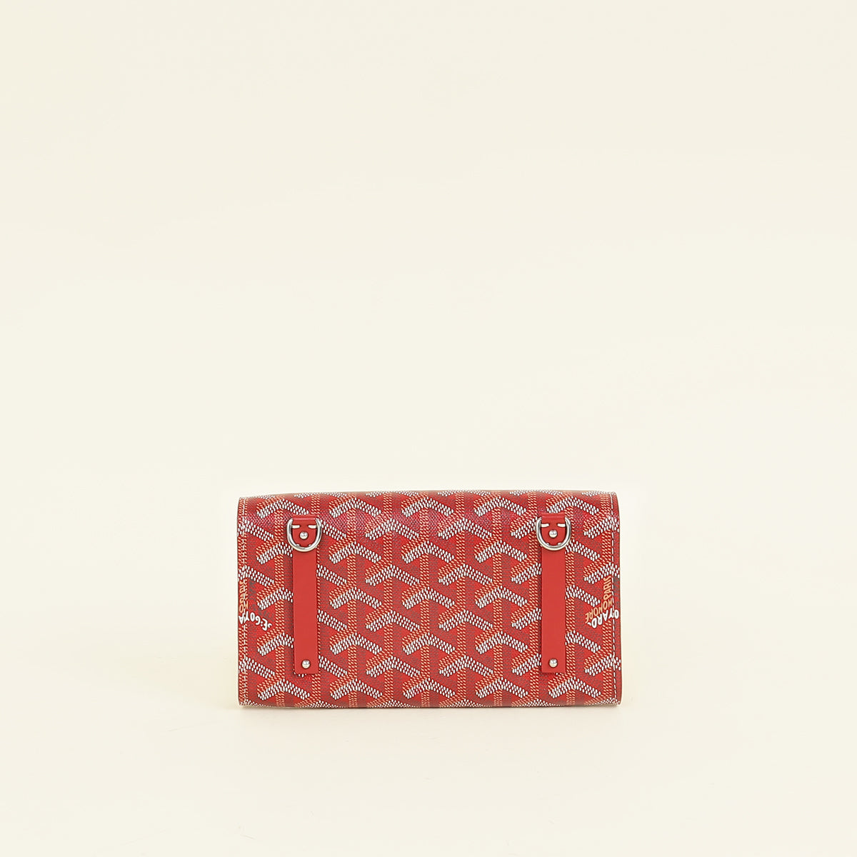 Goyard Red Goyardine Monte-Carlo Mini Case w/ Sangle PM Strap