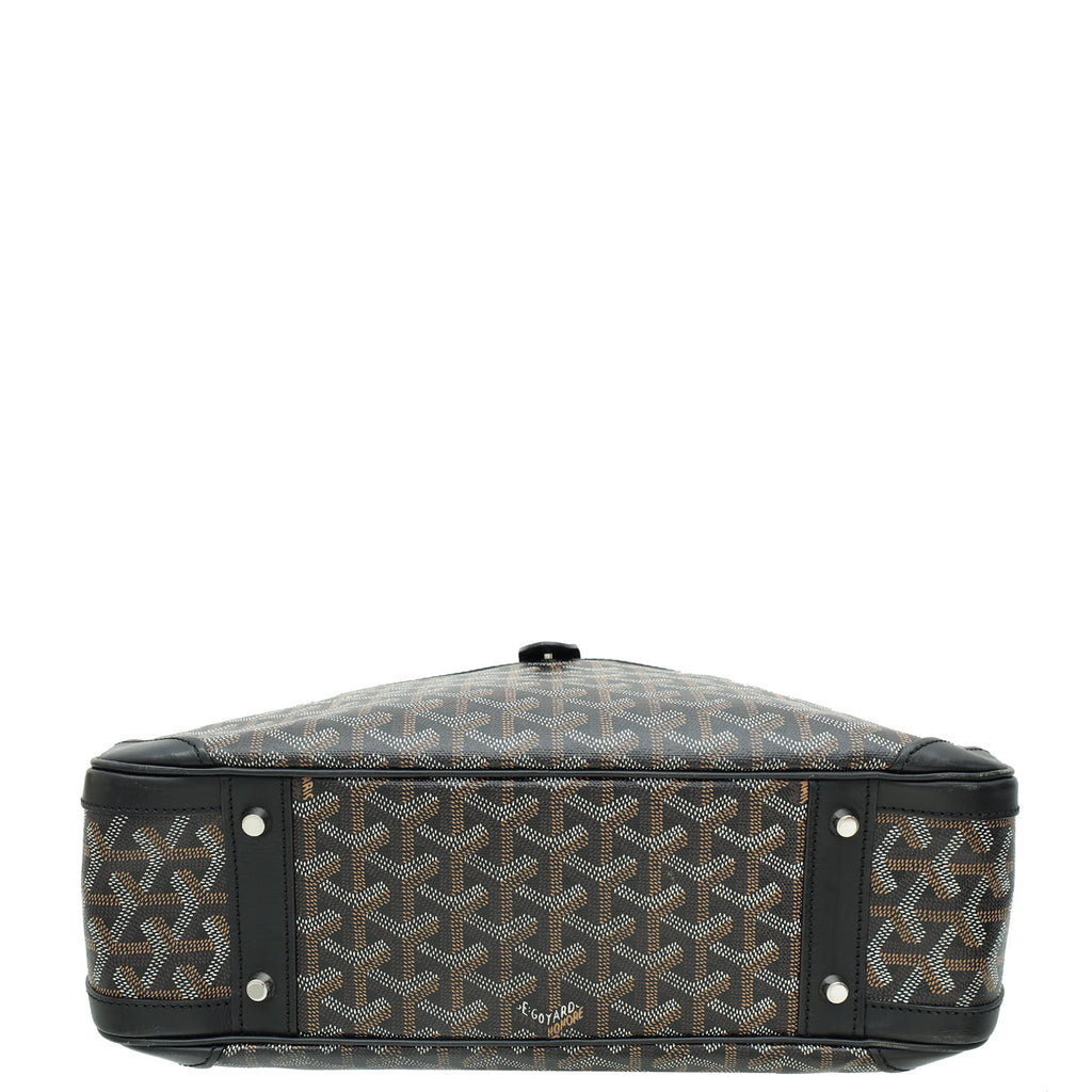 Goyard Black Goyardine St, Jeanne MM Bowler Bag