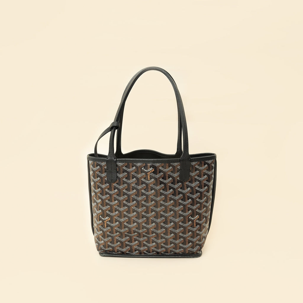 Goyard Black Reversible Anjou Mini Bag