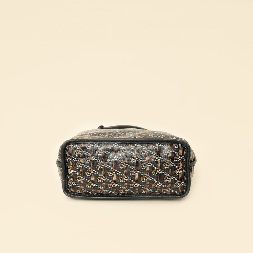 Goyard Black Reversible Anjou Mini Bag