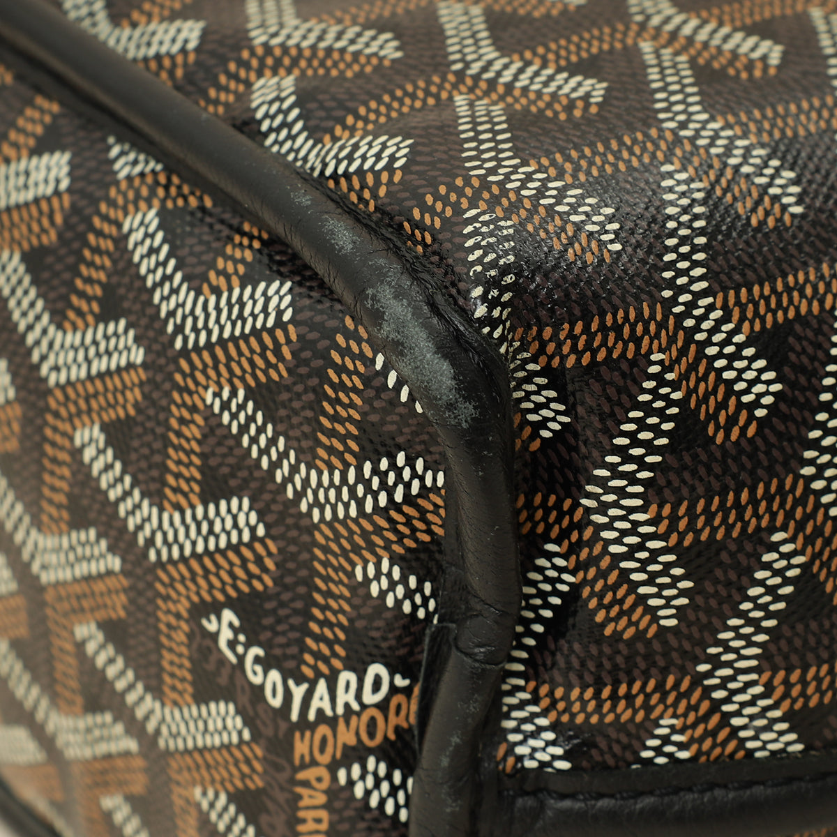 Goyard Black Reversible Anjou Mini Bag