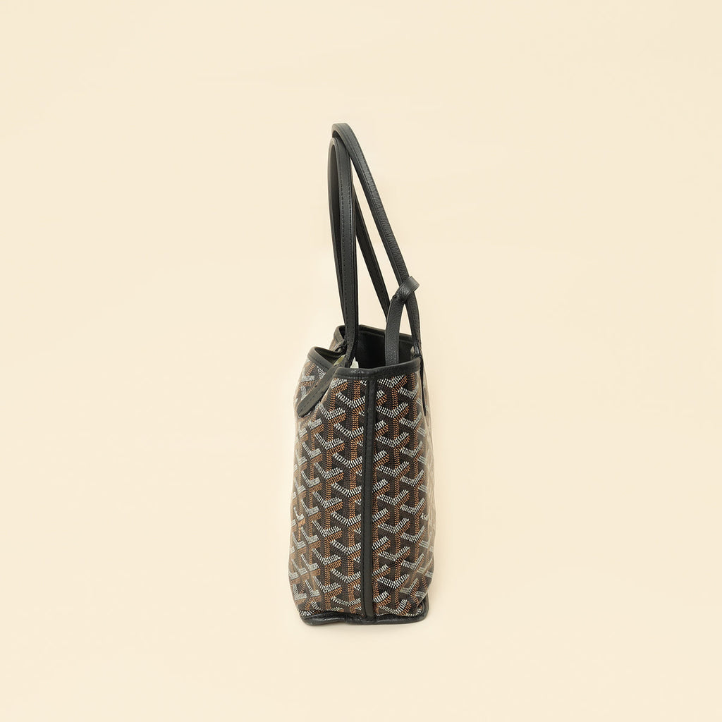 Goyard Black Reversible Anjou Mini Bag
