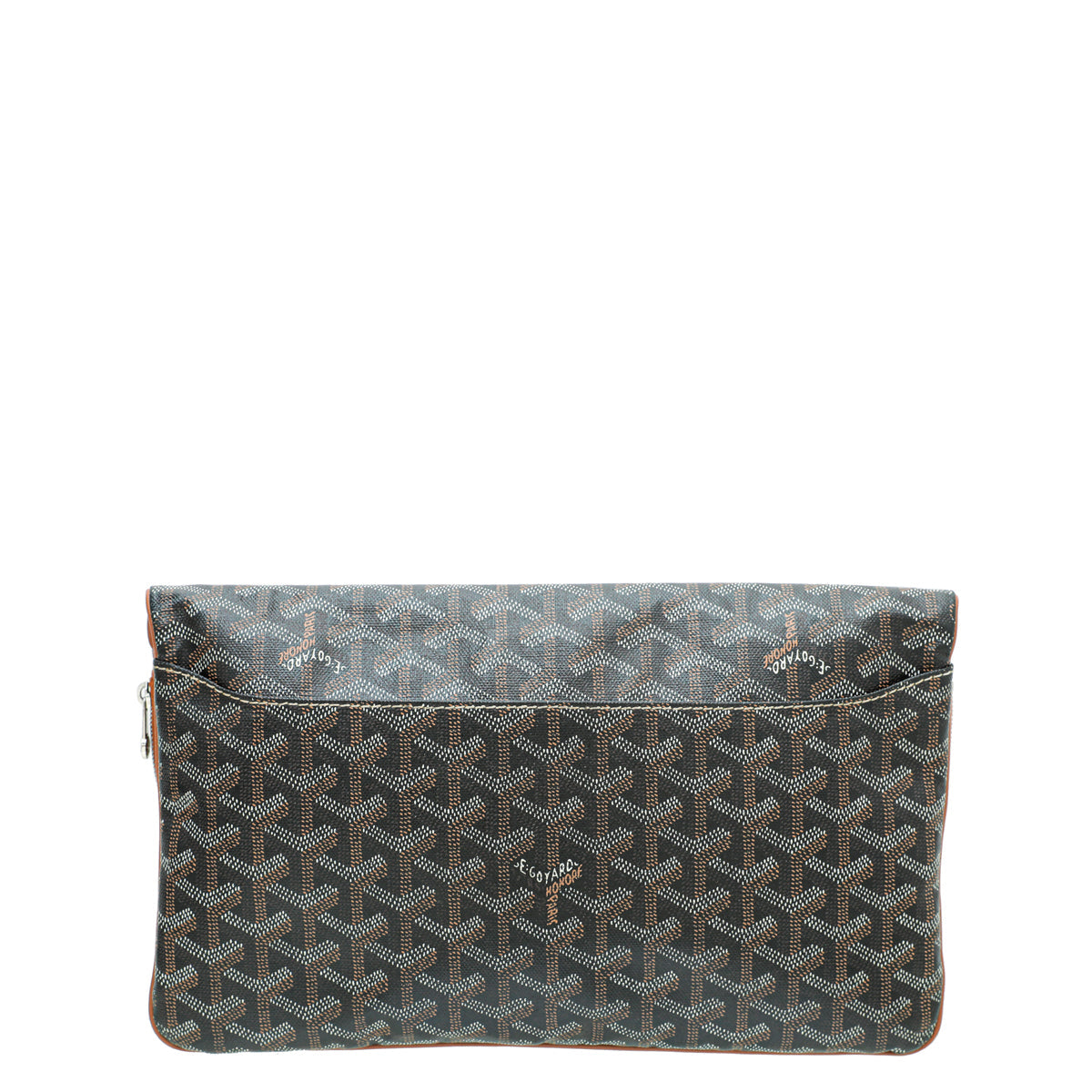 Goyard Black Goyardine Saint Marie MM Clutch