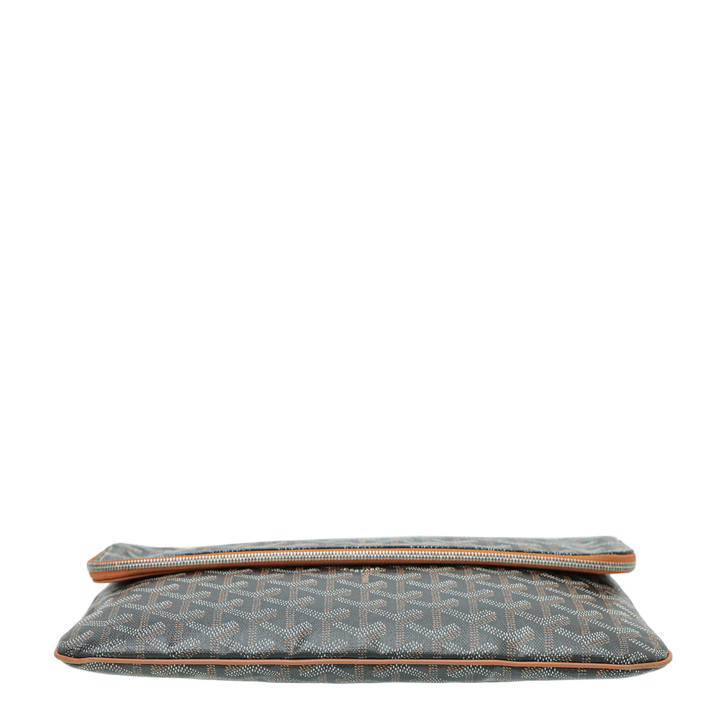 Goyard Black Goyardine Saint Marie MM Clutch
