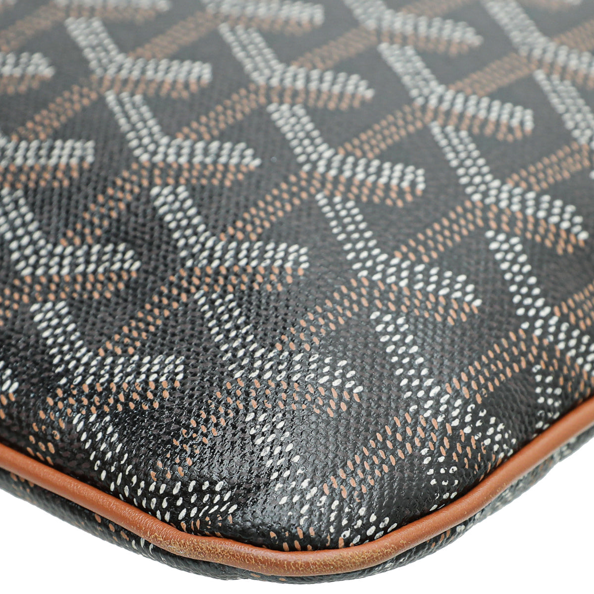 Goyard Black Goyardine Saint Marie MM Clutch