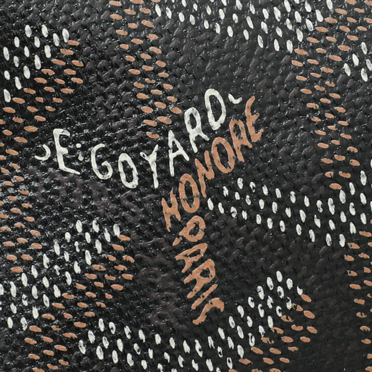 Goyard Black Goyardine Saint Marie MM Clutch