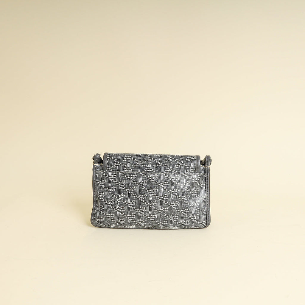 Goyard Gray Goyardine Plumet Wallet Clutch Bag