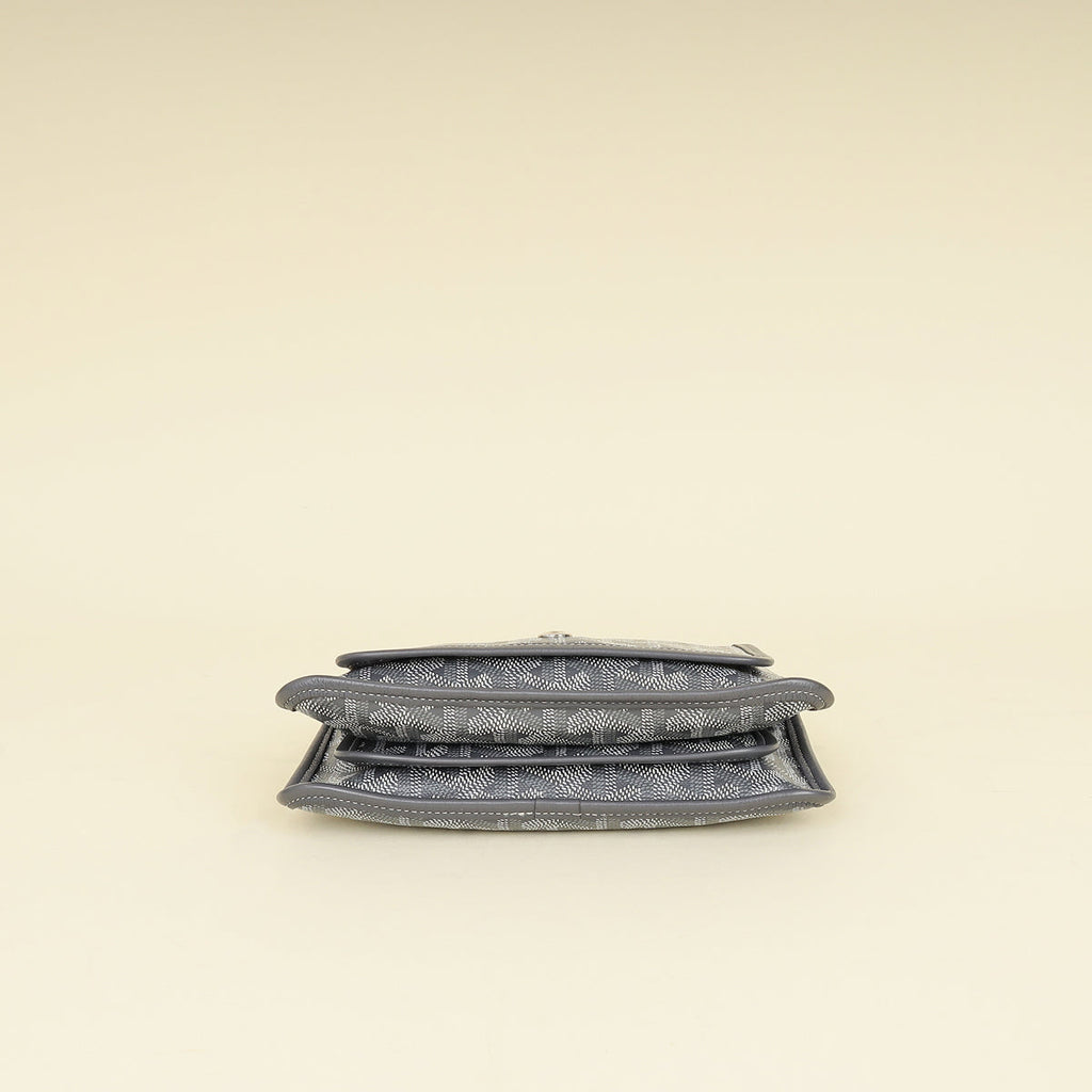 Goyard Gray Goyardine Plumet Wallet Clutch Bag