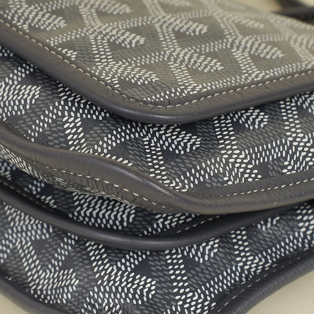 Goyard Gray Goyardine Plumet Wallet Clutch Bag